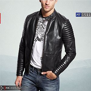 Jaket Kulit Biker MF1511