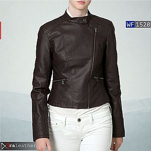 Jaket Kulit Wanita WF1520 • Harga Pabrik - RA Leather® Garut