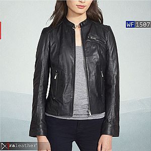 Jaket Kulit Wanita WF1507 • Harga Pabrik - RA Leather® Garut