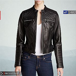 Jaket Kulit Wanita WF1402 • Harga Pabrik - RA Leather® Garut
