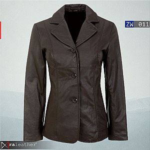 Jaket Blazer Wanita ZW011 • Harga Pabrik - RA Leather® Garut
