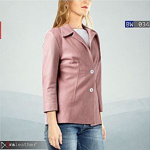 Blazer Kulit Wanita BW034 • Harga Pabrik - RA Leather® Garut