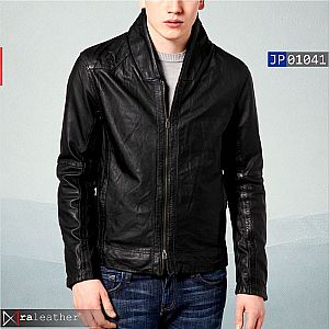 Jaket Kulit Pria JP01041 – Harga Pabrik - RA Leather® Garut