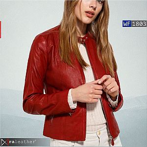 Jaket Kulit Wanita WF1803 • Harga Pabrik - RA Leather® Garut