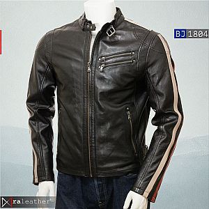 Jaket Kulit Biker BJ1804