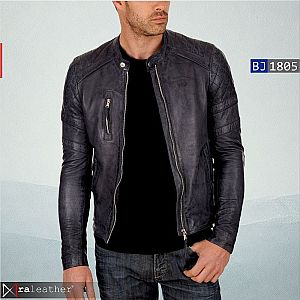 Jaket Kulit Biker BJ1805