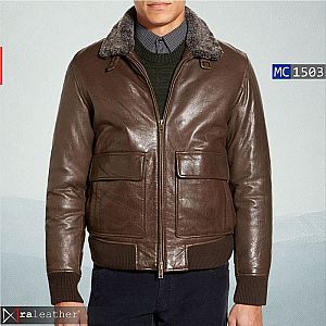 Jaket Kulit Bomber MC1503