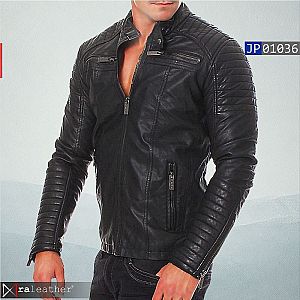 Jaket Kulit Biker JP01056