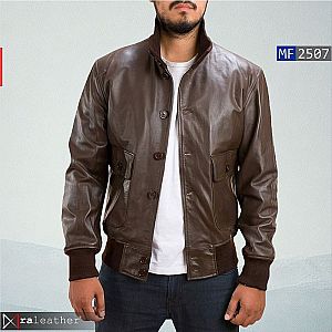 Jaket Kulit Bomber MF2507