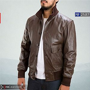 Jaket Kulit Bomber MF2507