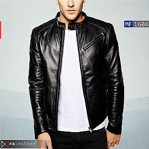 Jaket Kulit Pria MF1604 - Tampilan Kasual Stylish, Harga Pabrik!