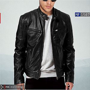 Jaket Kulit Pria MF1507, Harga Pabrik! Stylish Tampil Maskulin