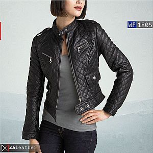 Jaket Kulit Wanita WF1805 Asli Garut