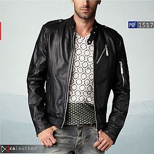 Jaket Kulit Pria MF1517 – Harga Pabrik, Nyaman, dan Berkelas