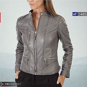 Jaket Kulit Wanita WF1405 • Harga Pabrik - RA Leather® Garut