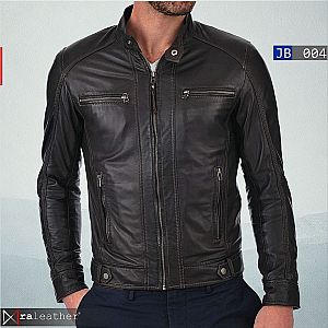 Jaket Kulit Pria JB004 • Harga Pabrik - RA Leather® Garut