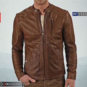Jaket Kulit Pria MF1523 • Harga Pabrik - RA Leather® Garut