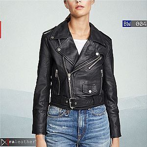 Jaket Kulit Wanita BW004 • Harga Pabrik - RA Leather® Garut