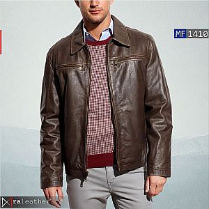 Jaket Kulit Pria MF1410 • Harga Pabrik - RA Leather® Garut