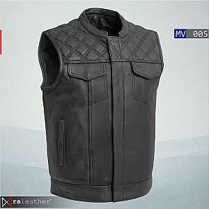 Rompi Kulit Pria MV005 • RA Leather® Garut