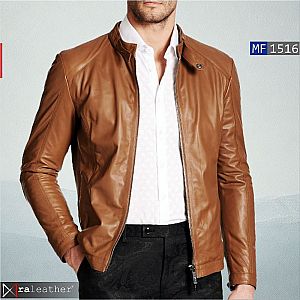 Jaket Kulit Pria MF1516 • Harga Pabrik- - RA Leather® Garut