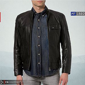 Jaket Kulit Pria MF1802 • Harga Pabrik - RA Leather® Garut