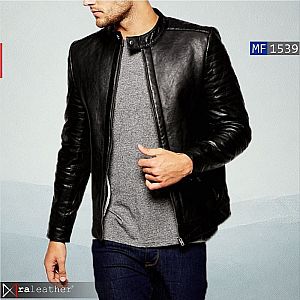 Jaket Kulit Pria MF1539 • Harga Pabrik - RA Leather® Garut