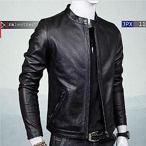 Jaket Kulit Pria JPX11 – Harga Pabrik - RA Leather® Garut