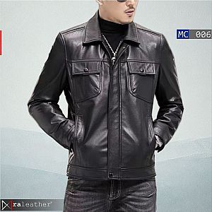 Jaket Kulit Pria MC006 Premium • Tampil Gagah Berkelas