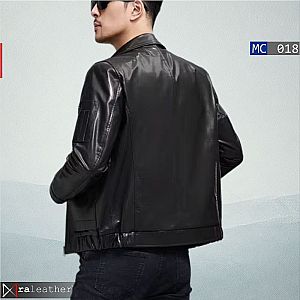 Jaket Kulit Pria MC018 – Desain Klasik, Gagah Berkelas | RA Garut
