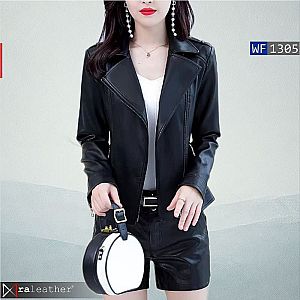 Jaket Kulit Wanita WF1305 • Premium Harga Pabrik - RA Leather® Garut