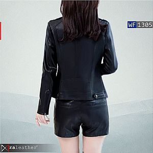Jaket Kulit Wanita WF1305 • Premium Harga Pabrik - RA Leather® Garut