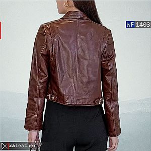 Jaket Kulit Wanita WF1403 • Premium Harga Pabrik - RA Leather® Garut