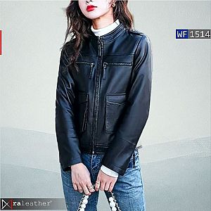 Jaket Kulit Wanita WF1514 • Premium Harga Pabrik - RA Leather® Garut