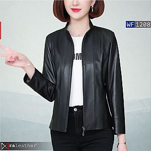 Jaket Kulit Wanita WF1208 • Harga Pabrik - RA Leather® Garut