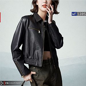 Jaket Kulit Wanita WF1205 – Desain Eksklusif, Kualitas Premium!