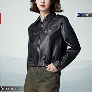 Jaket Kulit Wanita WF1205 – Desain Eksklusif, Kualitas Premium!