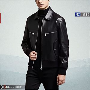 Jaket Kulit Pria MC019 • Harga Pabrik - RA Leather® Garut