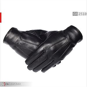 Sarung Tangan Kulit Pria Full-Finger Bertekstur Elegan - RALEATHER GB2510