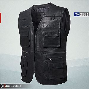 Rompi Kulit Pria MV2501 – Stylish, Tangguh, dan Fungsional