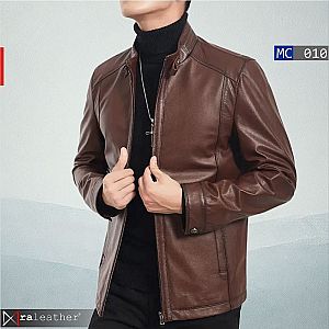 Jaket Kulit Pria MC010 • Harga Pabrik - raleather® Garut
