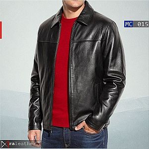 Jaket Kulit Pria MC015 • Harga Pabrik - raleather® Garut