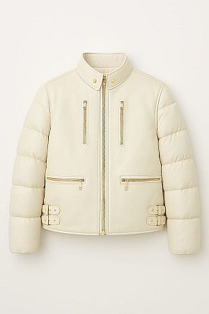 Rompi Kulit Wanita Custom Warna Cream