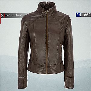 Jaket Kulit Wanita FW009 • Harga Pabrik - RA Leather® Garut