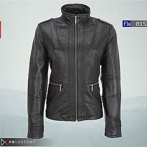 Jaket Kulit Wanita FW015 • Harga Pabrik - RA Leather® Garut