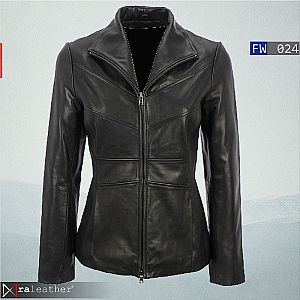 Jaket Kulit Wanita FW024 • Harga Pabrik - RA Leather® Garut
