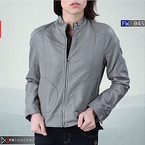 Jaket Kulit Wanita FW045 • Harga Pabrik - RA Leather® Garut