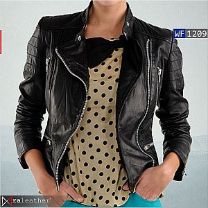 Jaket Kulit Wanita WF1209 • Harga Pabrik - RA Leather® Garut